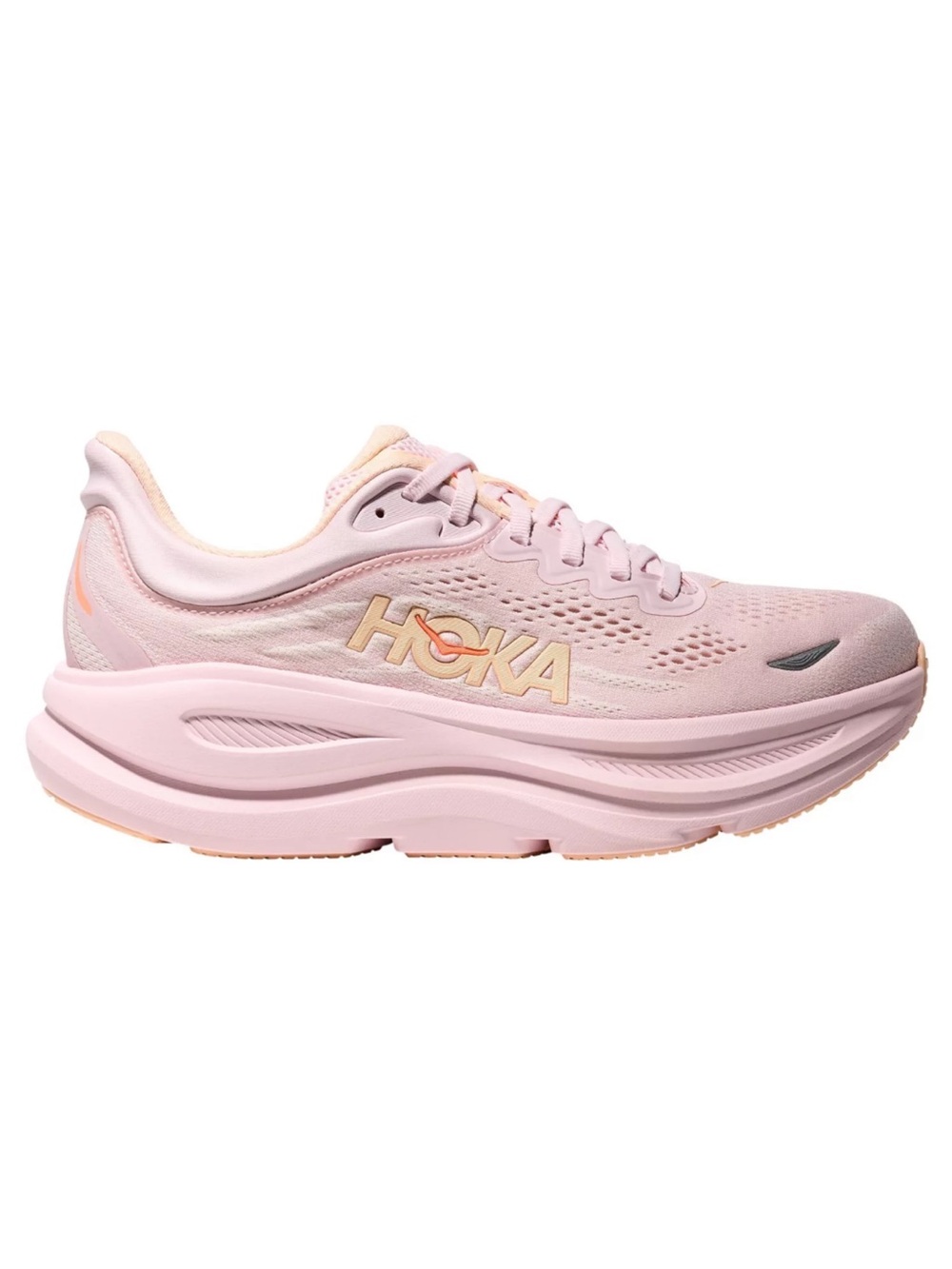 Hoka Bondi 9 in Lilac Cream/Tangerine Glow